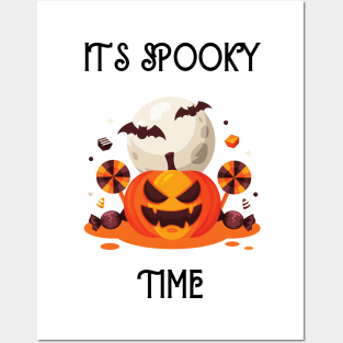 It's Spooky Time Halloween Posters and Art